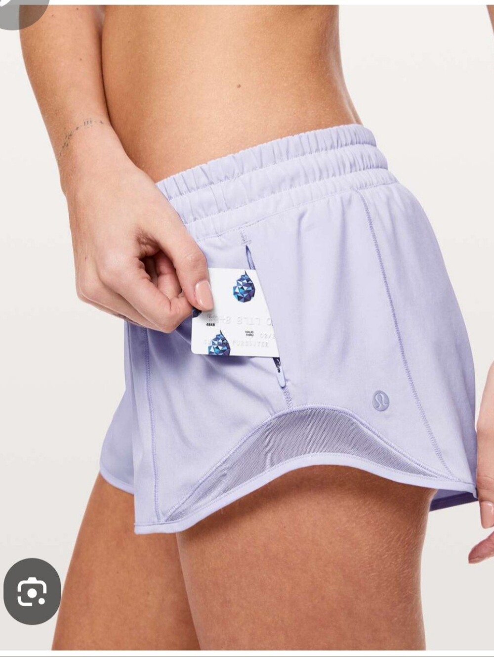 lululemon athletica Lavender Running Shorts Sz 6